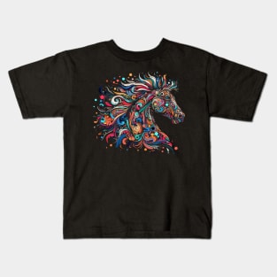 Artistic Horse Kids T-Shirt